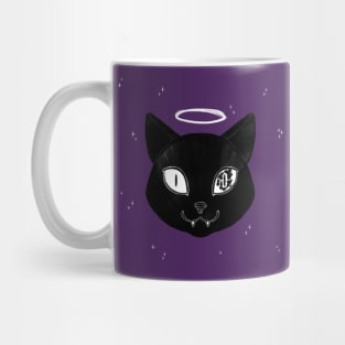 Black Cat, Angel Cat Mug